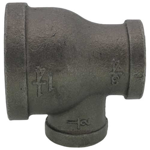 Main product image of 1-1/4" x 3/4" x 1/2" Black Reducing Tee