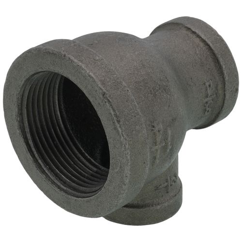 Main product image of 1-1/4" x 3/4" x 1/2" Black Reducing Tee