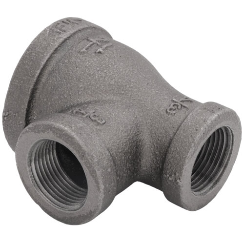 Main product image of 1-1/4" x 3/4" x 3/4" Black Reducing Tee