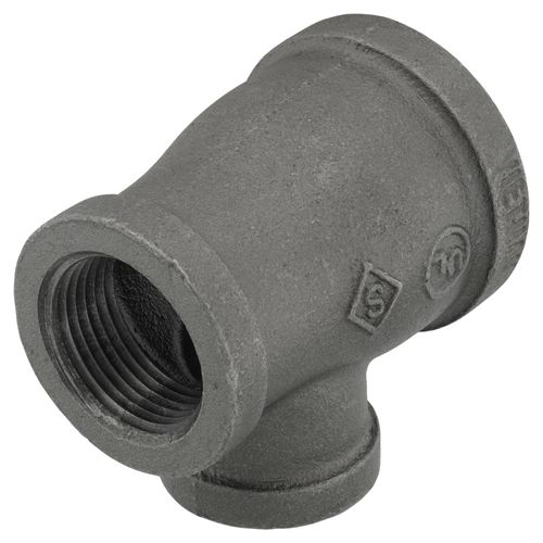 Main product image of 1-1/4" x 1" x 3/4" Black Reducing Tee
