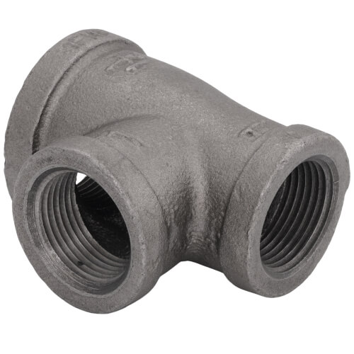 Main product image of 1-1/4" x 1" x 1" Black Reducing Tee