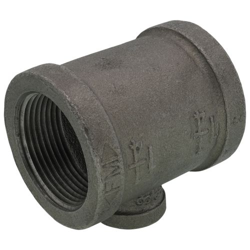 Main product image of 1-1/4" x 1-1/4" x 3/8" Black Reducing Tee