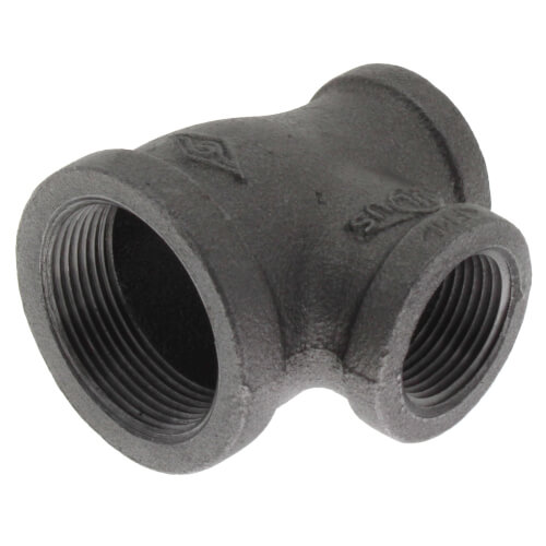 Main product image of 1-1/2" x 1" x 1" Black Reducing Tee