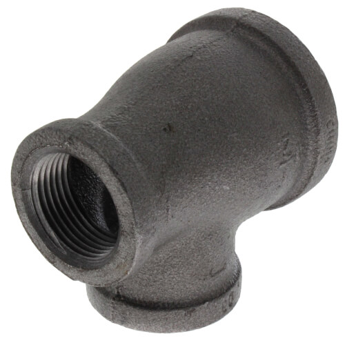 Main product image of 1-1/2" x 1" x 1" Black Reducing Tee