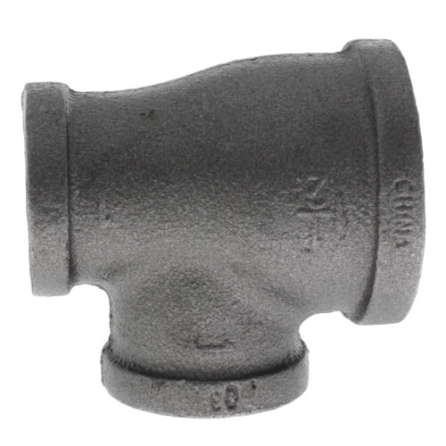 Main product image of 1-1/2" x 1" x 1" Black Reducing Tee
