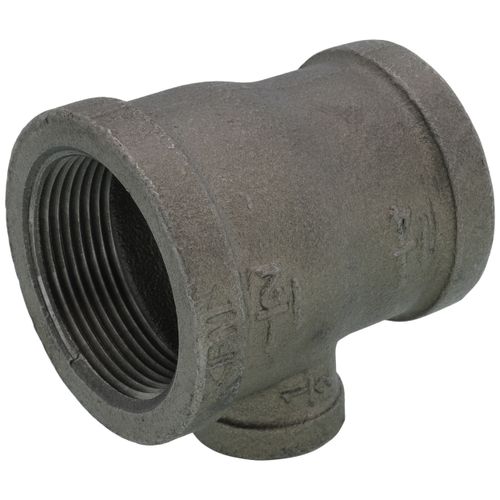 Main product image of 1-1/2" x 1-1/4" x 1/2" Black Reducing Tee