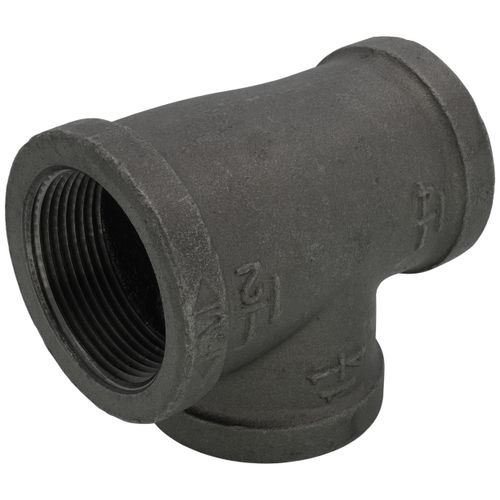 Main product image of 1-1/2" x 1-1/4" x 1-1/4" Black Reducing Tee