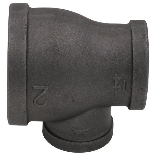 Main product image of 2" x 1-1/4" x 1" Black Reducing Tee