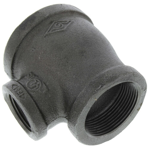 Main product image of 2" x 1-1/2" x 1" Black Reducing Tee