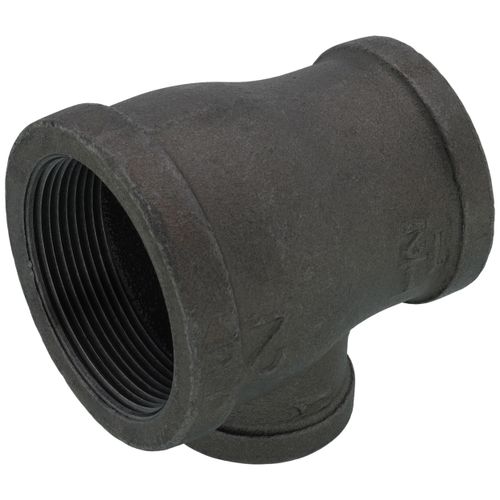 Main product image of 2" x 1-1/2" x 1" Black Reducing Tee
