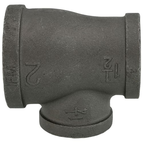 Main product image of 2" x 1-1/2" x 1-1/4" Black Reducing Tee