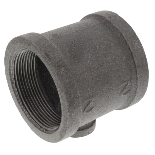 Main product image of 2" x 2" x 1/2" Black Reducing Tee