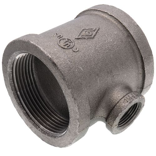 Main product image of 2-1/2" x 2-1/2" x 3/4" Black Reducing Tee