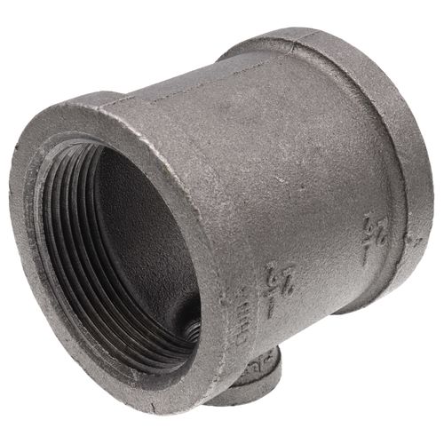 Main product image of 2-1/2" x 2-1/2" x 3/4" Black Reducing Tee