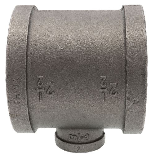Main product image of 2-1/2" x 2-1/2" x 3/4" Black Reducing Tee
