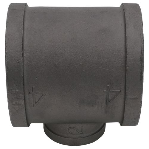 Main product image of 4" x 4" x 2" Black Reducing Tee