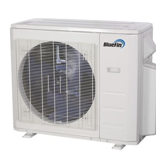 Main product image of 36,000 BTU, R454B, Improved Efficiency Ductless Four Zone Heat Pump Package (9+9+9+9)
