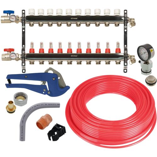Main product image of Bluefin Suspended Pipe Radiant Heat Package (1500 sq ft)