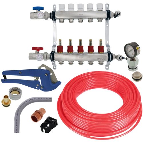 Main product image of Bluefin Suspended Pipe Radiant Heat Package (750 sq ft)