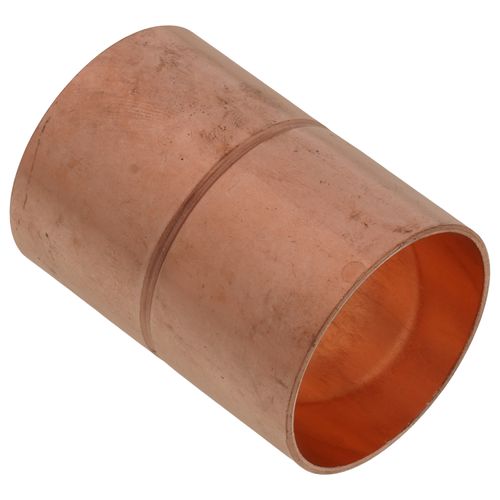 Main product image of 1-3/8" OD ACR Copper Coupling w/ Roll Stop