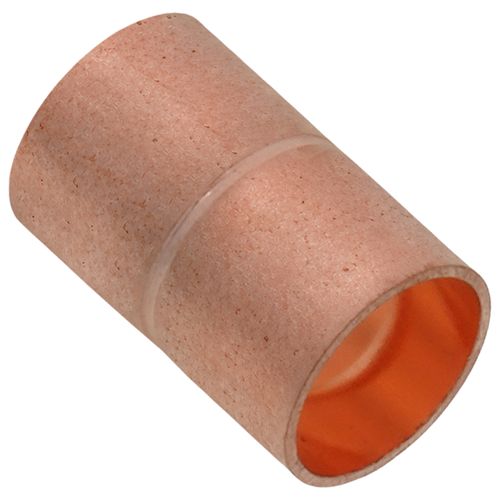 Main product image of 3/8" OD ACR Copper Coupling w/ Roll Stop