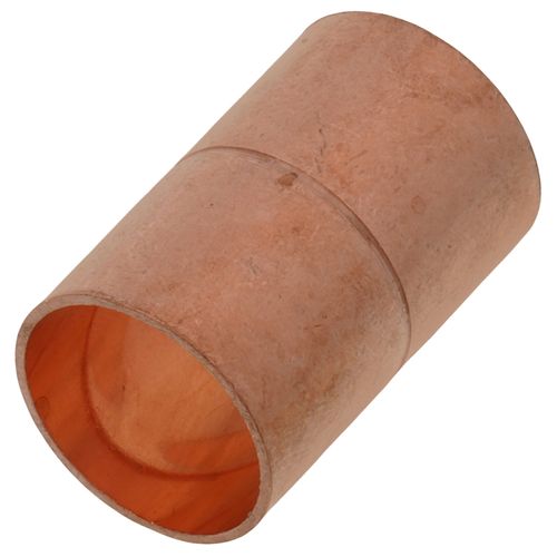 Main product image of 3/4" OD ACR Copper Coupling w/ Roll Stop