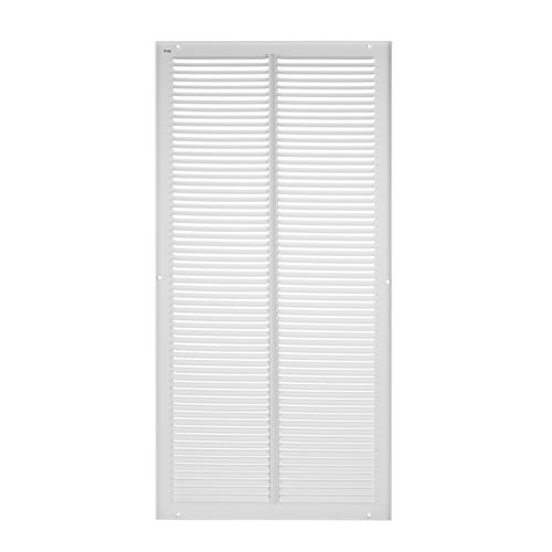Main product image of 14" x 30" (Wall Opening Size) Sidewall/Ceiling Return Air Grille w/ 1/2" Fin Spacing (White)