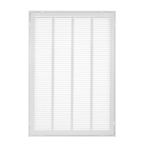Main product image of 20" x 30" (Wall Opening Size) Sidewall/Ceiling Return Air Filter Grille w/ 1/2" Fin Spacing (White)