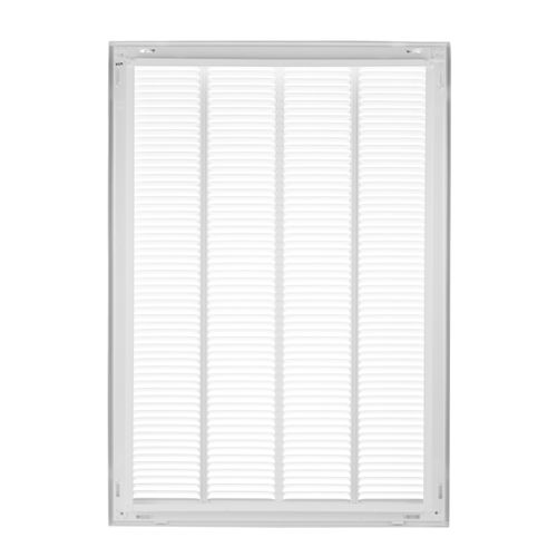 Main product image of 20" x 30" (Wall Opening Size) Sidewall/Ceiling Return Air Filter Grille w/ 1/2" Fin Spacing (White)