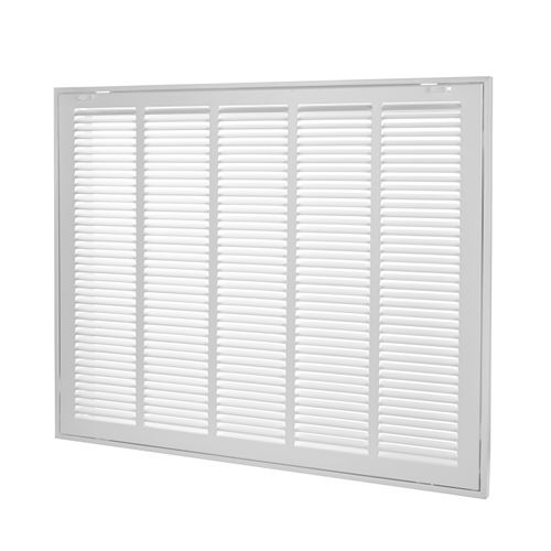 Main product image of 25" x 20" (Wall Opening Size) Sidewall/Ceiling Return Air Filter Grille w/ 1/2" Fin Spacing (White)