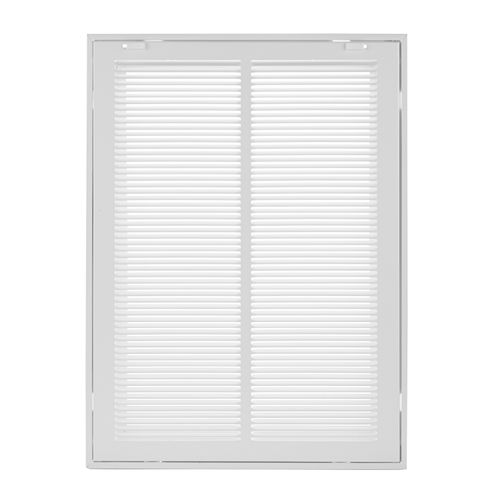 Main product image of 14" x 20" (Wall Opening Size) Sidewall/Ceiling Return Air Filter Grille w/ 1/3" Fin Spacing (White)