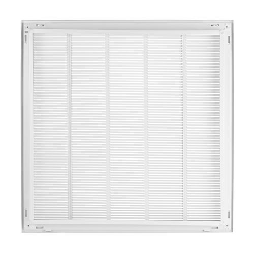 Main product image of 25" x 25" (Wall Opening Size) Sidewall/Ceiling Return Air Filter Grille w/ 1/3" Fin Spacing (White)