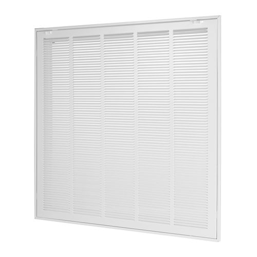 Main product image of 25" x 25" (Wall Opening Size) Sidewall/Ceiling Return Air Filter Grille w/ 1/3" Fin Spacing (White)