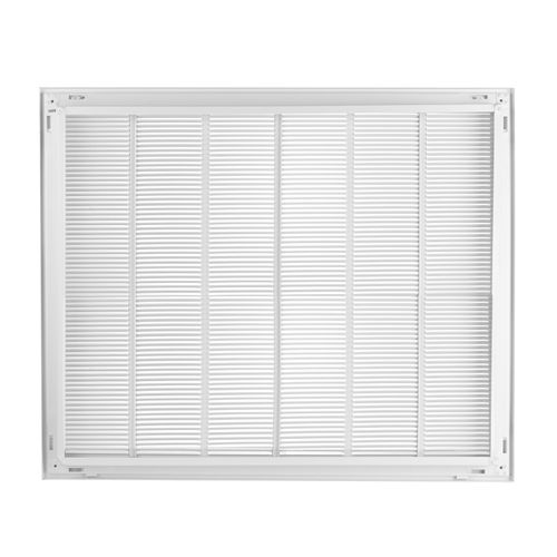 Main product image of 30" x 24" (Wall Opening Size) Sidewall/Ceiling Return Air Filter Grille w/ 1/3" Fin Spacing (White)