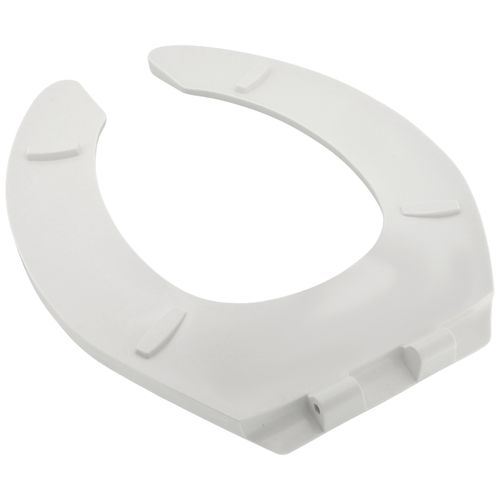 Main product image of Commercial Elongated Open Front Toilet Seat w/Stainless Steel Check-Hinge Post (White)