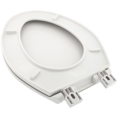 Main product image of Slow Close Plastic Elongated Toilet Seat (White)