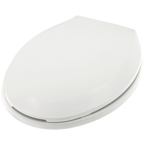 Main product image of Standard Plastic Elongated Toilet Seat (White)