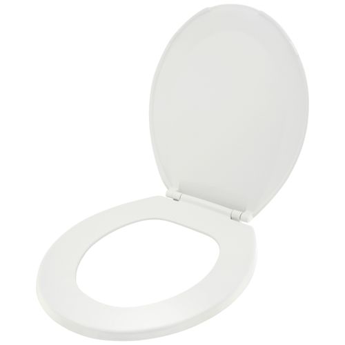 Main product image of Standard Plastic Round Toilet Seat (White)
