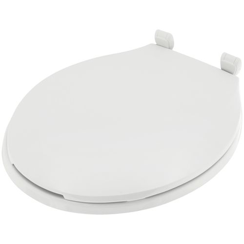 Main product image of Standard Plastic Round Toilet Seat (White)