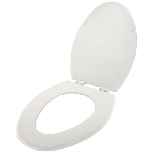 Main product image of Molded Wood Elongated Toilet Seat (White)