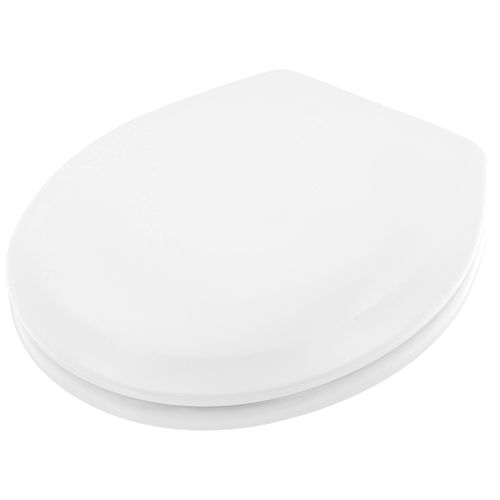 Main product image of Molded Wood Round Toilet Seat (White)