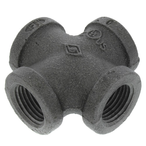 1/2" Black Cross
