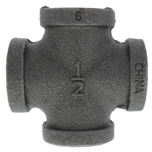 1/2" Black Cross
