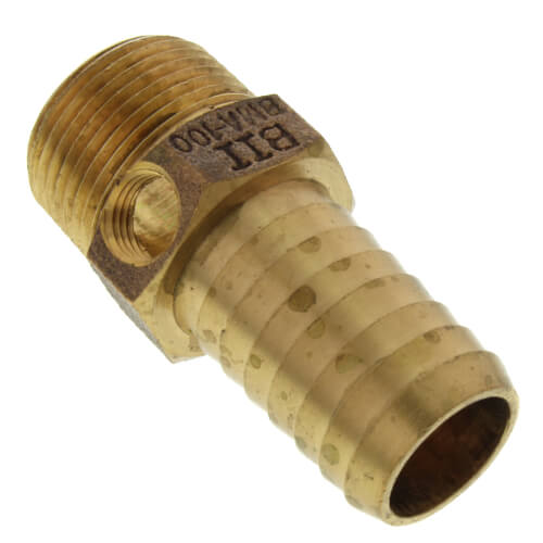 Main product image of 1" MPT x Insert - 1/4" Tapped Male Adapter (Lead Free)