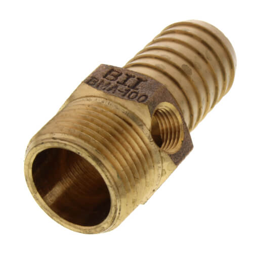 Main product image of 1" MPT x Insert - 1/4" Tapped Male Adapter (Lead Free)