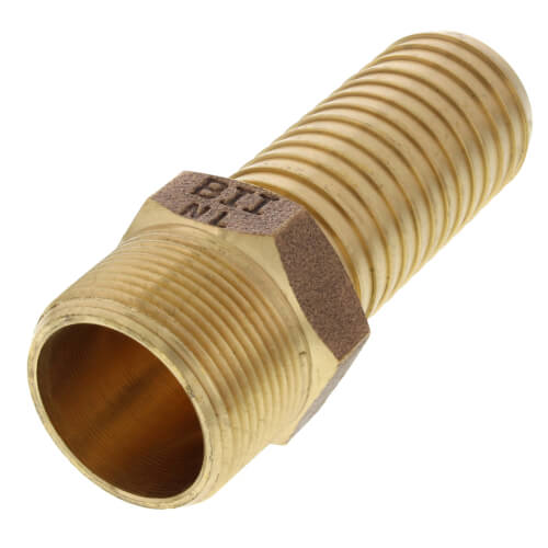 Main product image of 1-1/4" MPT x Insert Male Adapter - Extra Long (Lead Free)