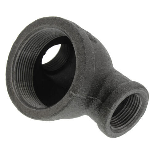 Main product image of 2" x 2" x 2-1/2" Black Reducing Tee