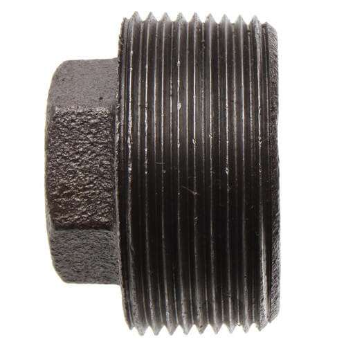 Main product image of 1-1/2" x 1/8" Black Hex Bushing