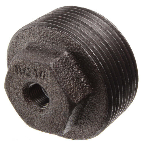 Main product image of 1-1/2" x 1/8" Black Hex Bushing