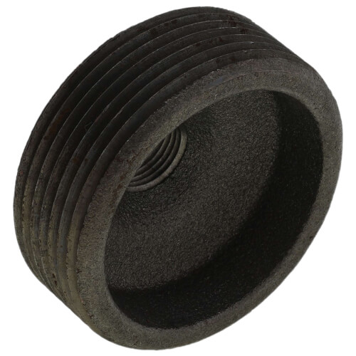 Main product image of 2-1/2" x 1/2" Black Hex Bushing